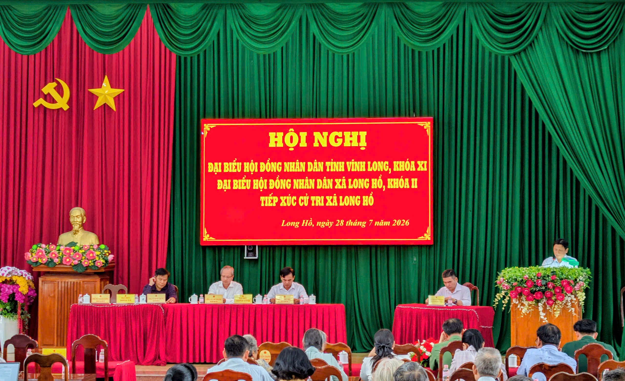 Hội nghị Tiếp xúc cử tri trước kỳ họp thường lệ giữa năm 2026 Hội đồng nhân dân 02 cấp