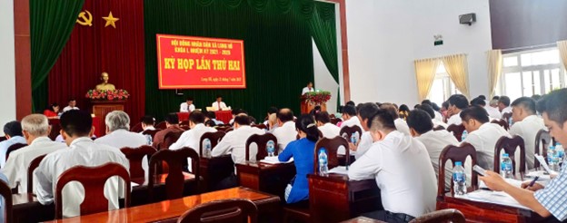 Hội đồng nhân dân xã Long Hồ khóa I, nhiệm kỳ 2021 - 2026
 tổ chức kỳ họp Hội đồng nhân dân lần thứ 2

