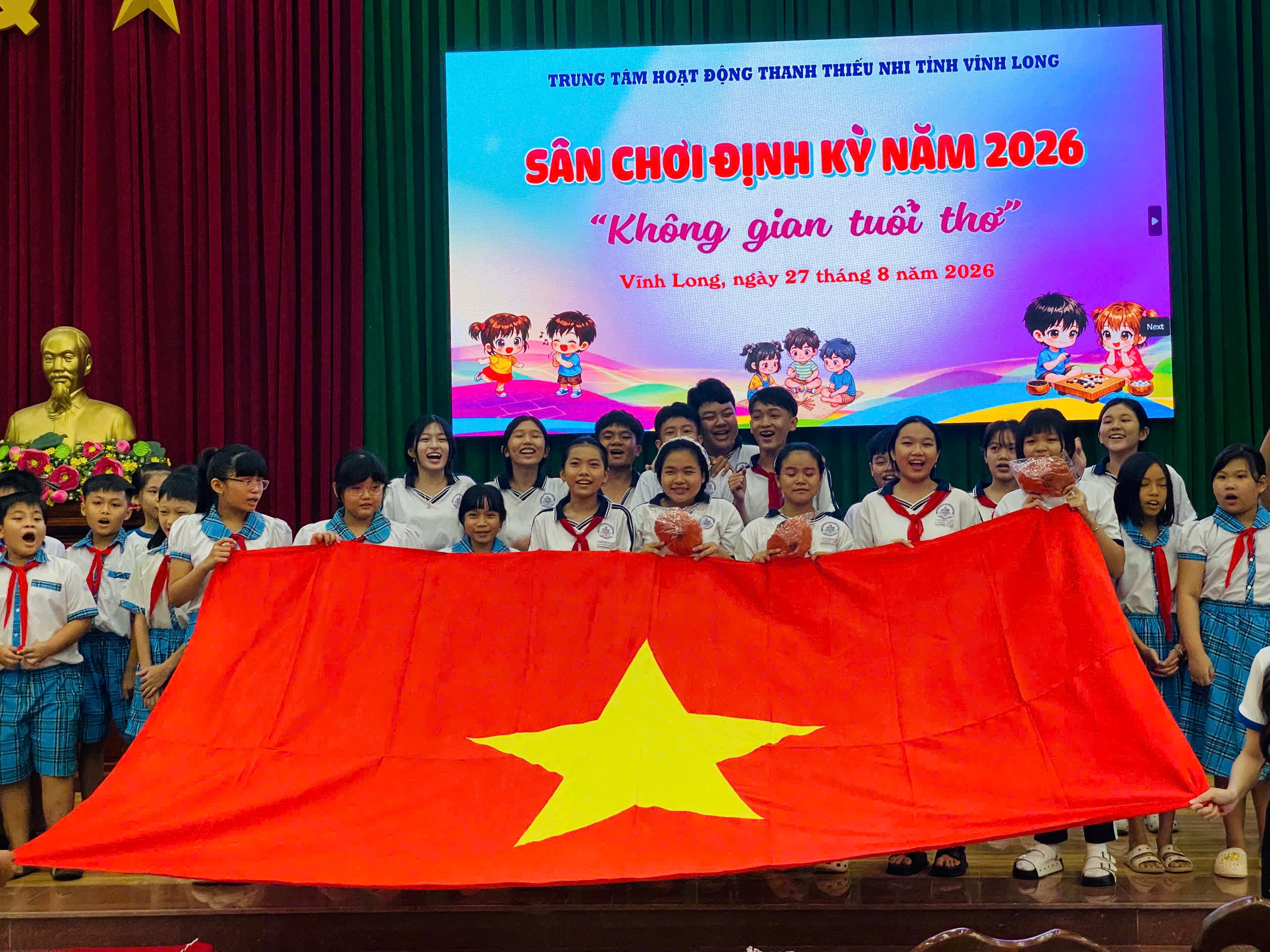 Long Hồ: Tổ chức Sân chơi định kỳ “Không gian Tuổi thơ” năm 2026